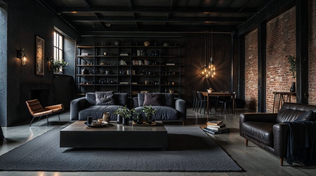 decoración oscura