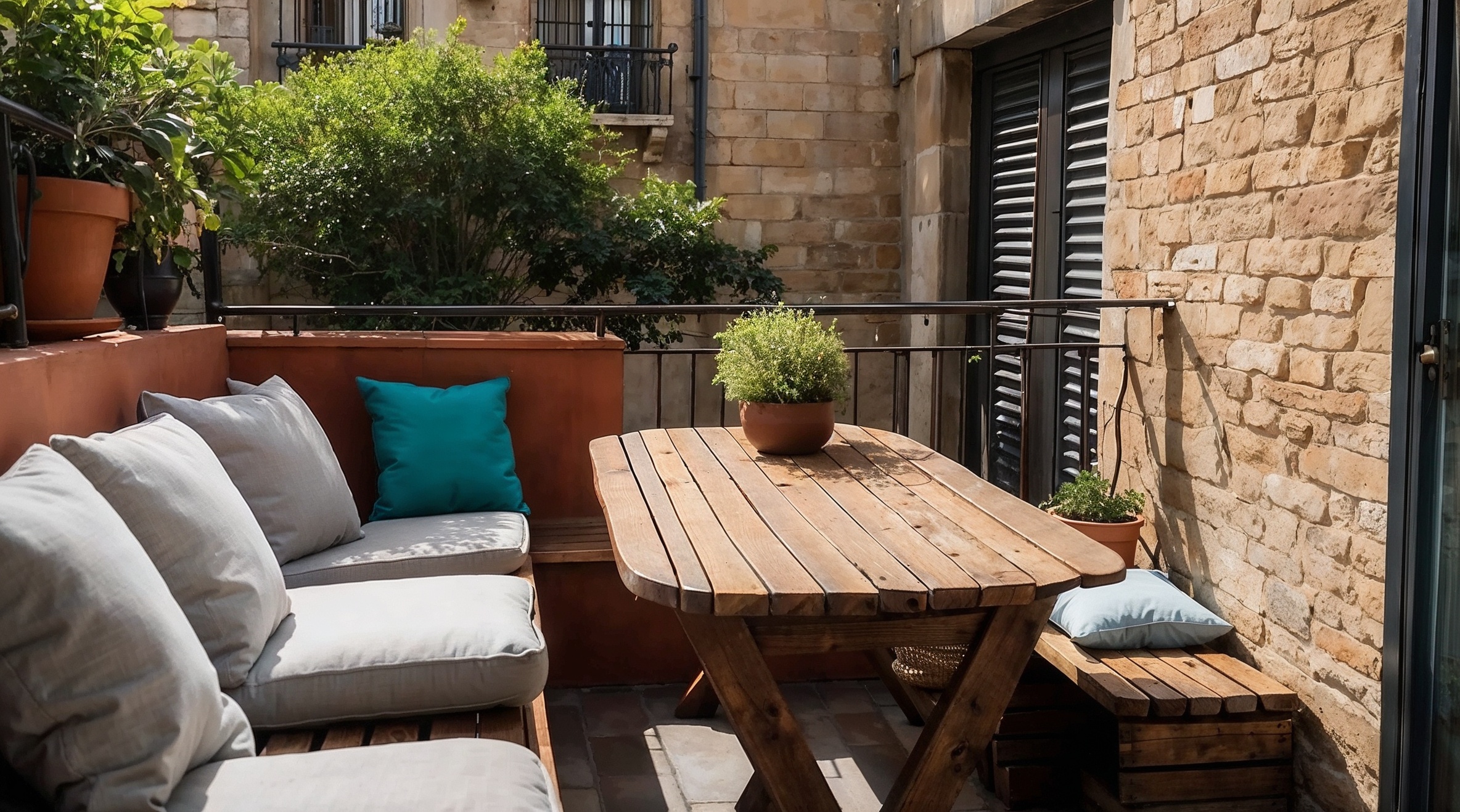 decorar balcones pequeños