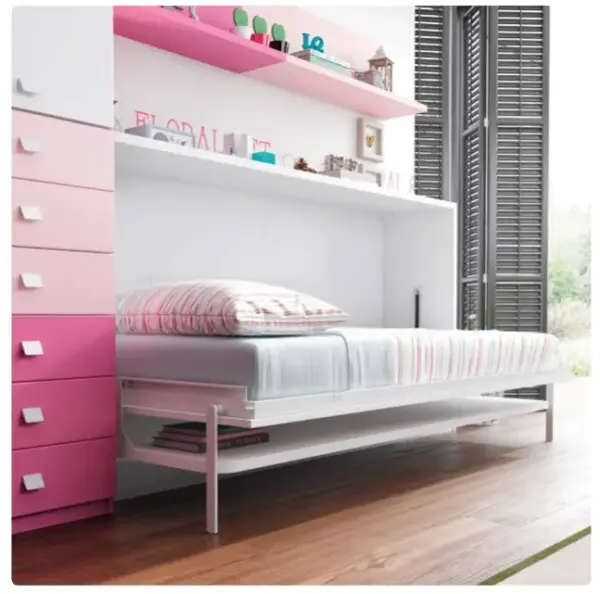CAMA ABATIBLE+ESCRITORIO 90x190 FRMS - Imagen 2