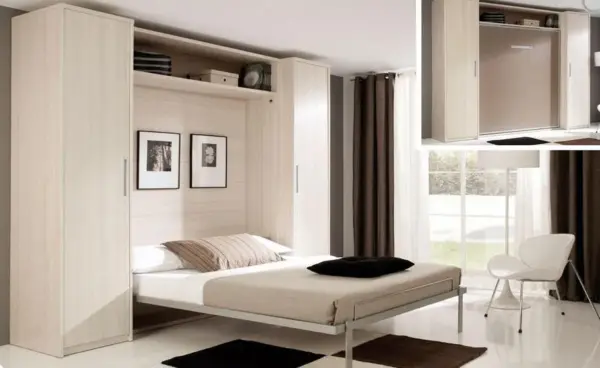 CAMA ABATIBLE VERTICAL 135x190  RMB - Imagen 2