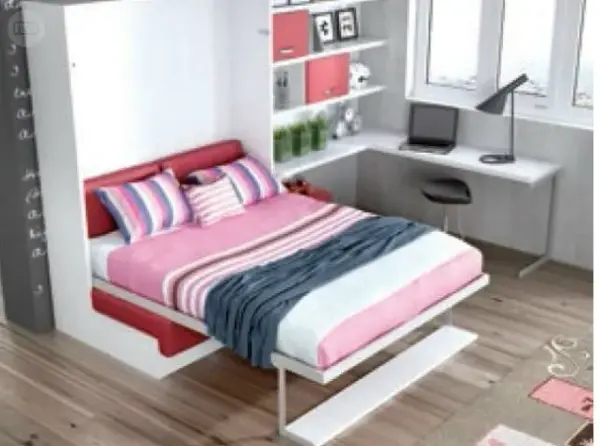 CAMA ABATIBLE VERTICAL CON SOFÁ DE LIVEMAR - Imagen 2