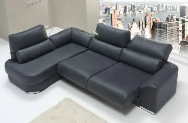 SOFÁ CHAISE LONGUE CON RINCONERA - Imagen 2