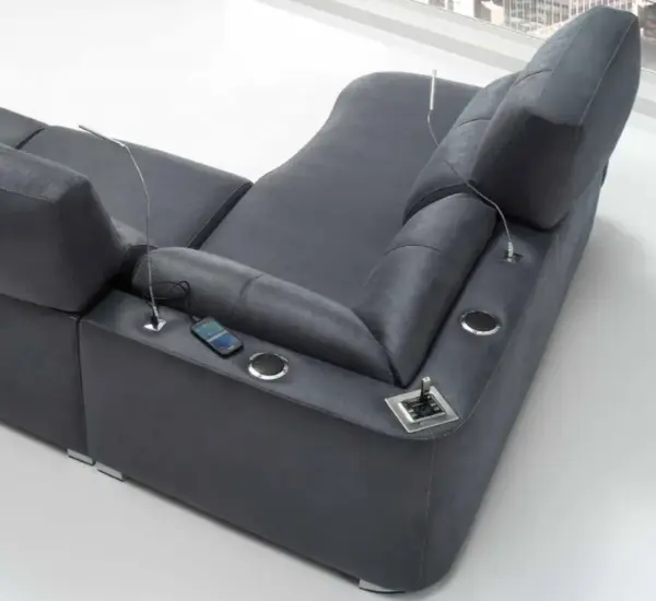 SOFÁ CHAISE LONGUE CON RINCONERA - Imagen 3