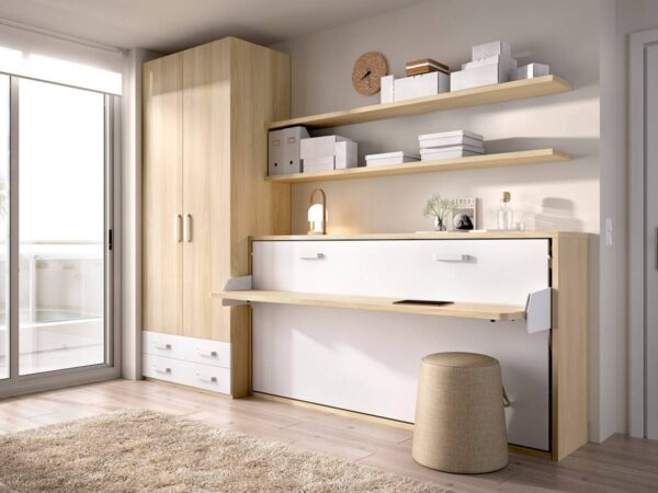 COMPOSICIÓN CAMA ABATIBLE CON ESCRITORIO C402
