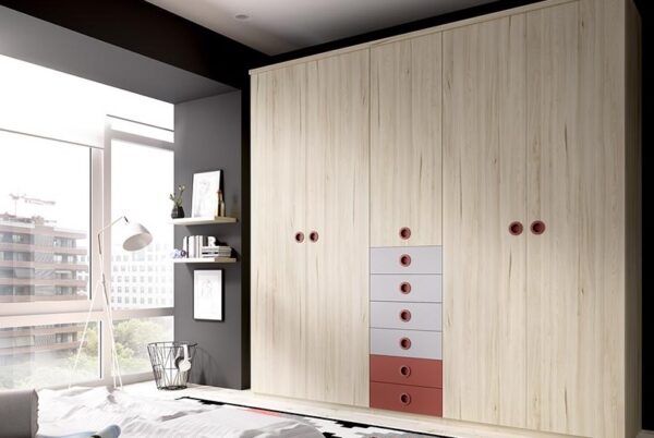 ARMARIO 5 PUERTAS Y CAJONES HN807