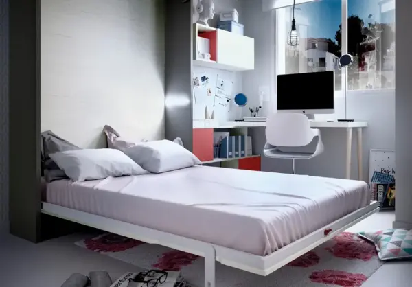 CAMA ABATIBLE VERTICAL 135x190  RMB - Imagen 6