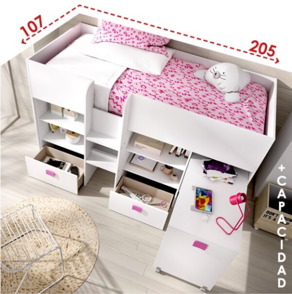 CAMA TREN CHIC 2 RMB - Imagen 3