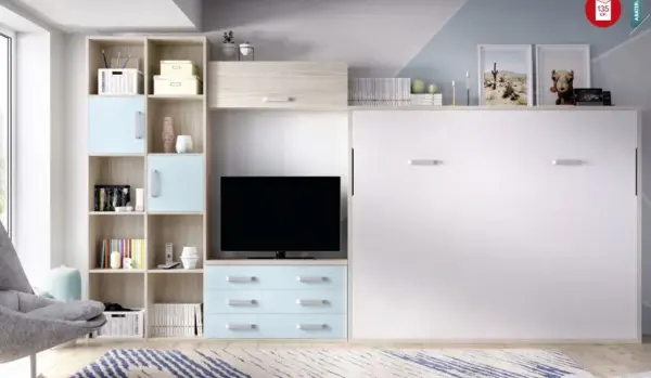 COMPOSICIÓN COMEDOR CON CAMA MATRIMONIO