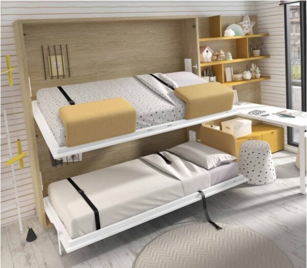 CAMA DOBLE ABATIBLE HORIZONTAL MOOD COLOR 70 - Imagen 3