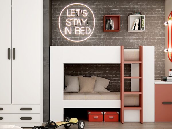HABITACIÓN JUVENIL CON LITERA LÍDER 29