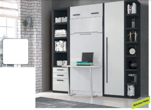CAMA ABATIBLE VERTICAL G-LINE CON MESA PLEGABLE LVMR 17