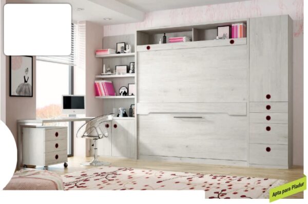 LITERA ABATIBLE HORIZONTAL G-LINE DE 90X190 LVMR 19