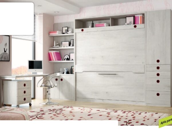 LITERA ABATIBLE HORIZONTAL G-LINE DE 90X190 LVMR 19