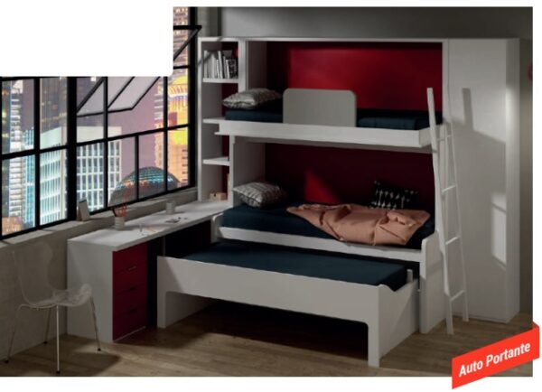 COMPACTO LITERA ‘LEMA’ 3 CAMAS LVMR 36
