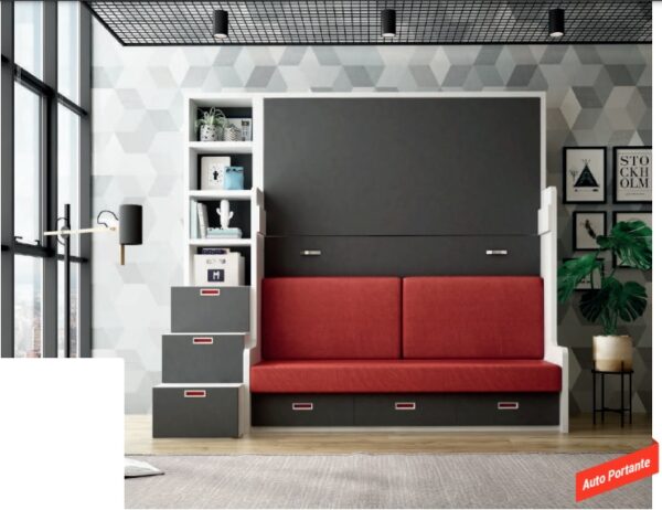 MODELO ‘SOFT’ LITERA HORIZONTAL DE 90 cm CON SOFÁ DELANTE LVMR 41