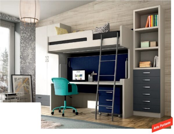 MODELO ‘COMPACT’ LITERA CAMA MESA DE 90 CM LVMR 49
