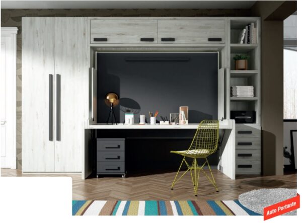 MODELO ‘COMBI’ CAMA MESA DE 135 CM CON MESA ESTUDIO LVMR 50