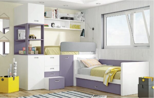 COMPACTO ‘ARTI’ Y MODELO ‘PRISMA’ EN RINCÓN VESTIDOR LVMR 54