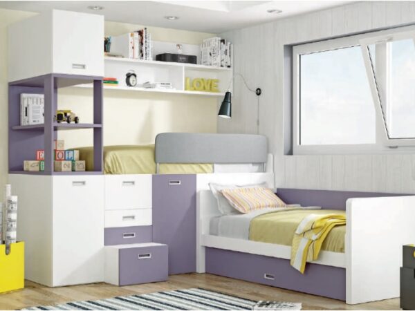 COMPACTO ‘ARTI’ Y MODELO ‘PRISMA’ EN RINCÓN VESTIDOR LVMR 54