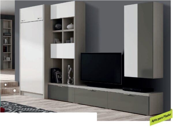 MUEBLE SALÓN CON LITERA ABATIBLE VERTICAL ‘LIMITED’ LVMR 33