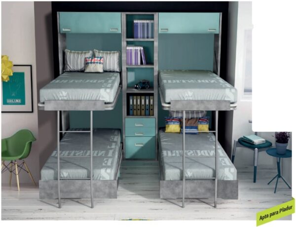 LITERA ABATIBLE VERTICAL 90X190 LVMR PLUS 7