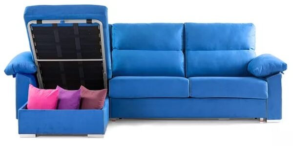 SOFÁ CAMA CHAISE LONGUE IRENE IBC - Imagen 3