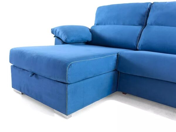 SOFÁ CAMA CHAISE LONGUE IRENE IBC - Imagen 8