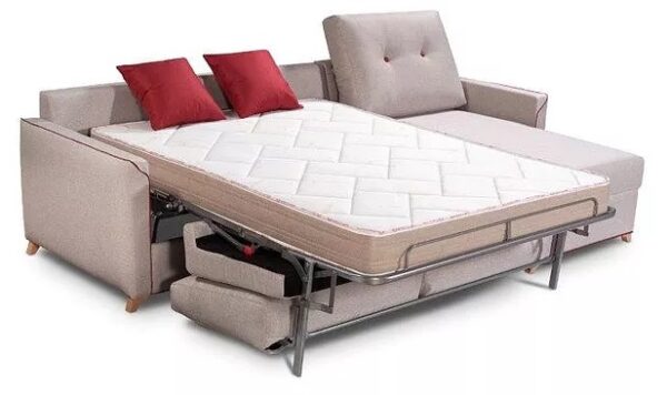 SOFÁ CAMA CHAISE LONGUE SYLVIA IBC - Imagen 6
