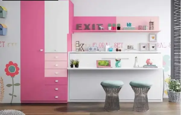 CAMA ABATIBLE+ESCRITORIO