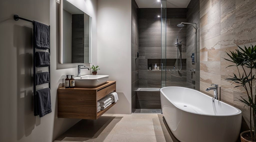 baño minimalista