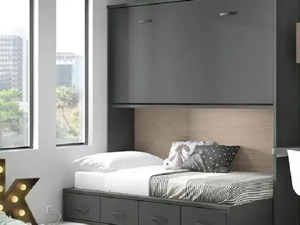 CAMA ALTA ABATIBLE INDIVIDUAL CON CAMA INFERIOR F411