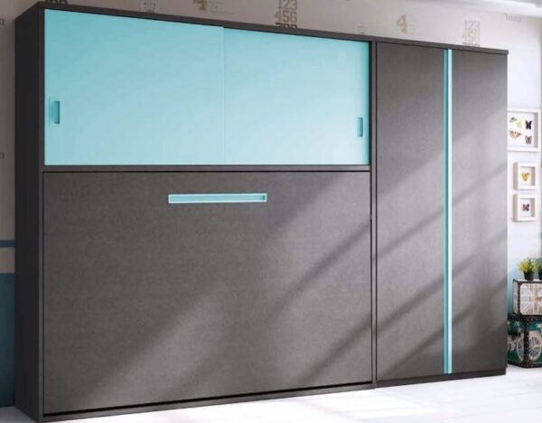 CAMA ABATIBLE MATRIMONIO 135x190 CON ARMARIO FRM