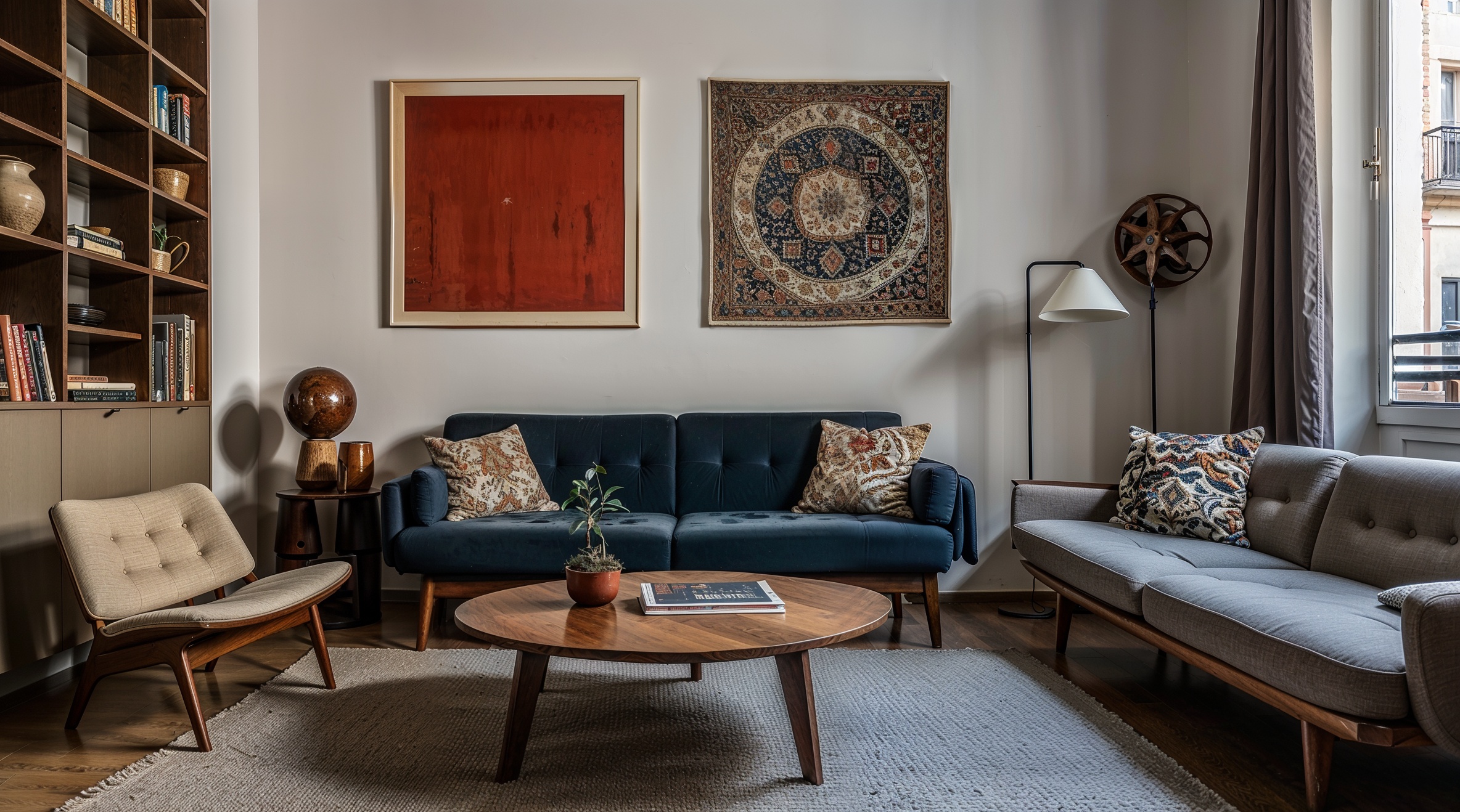 decoración clásica, comedor moderno