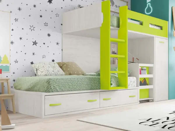 LITERA CON ESCRITORIO F218