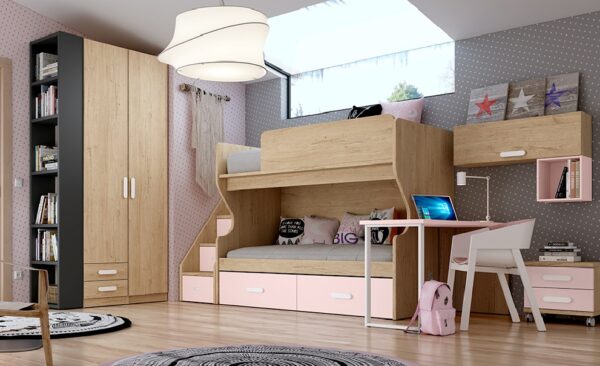 HABITACIÓN CON LITERA JUVENIL LYDER28