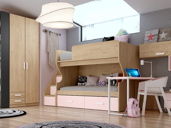 HABITACIÓN CON LITERA JUVENIL LYDER28