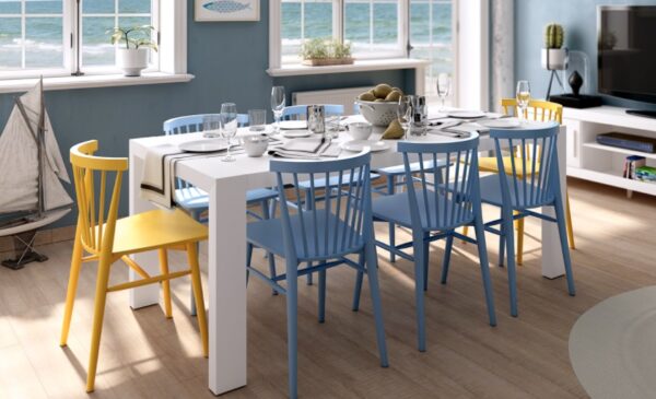 MESA COMEDOR MOON18 CON PATA DESLIZANTE