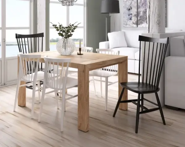 MESA COMEDOR MOON18 CON PATA DESLIZANTE - Imagen 4