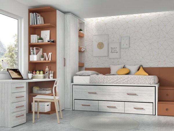 CAMA DOBLE MOOD 14 ROS JUVENIL