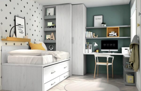 CAMA DOBLE MOOD 15 ROS JUVENIL
