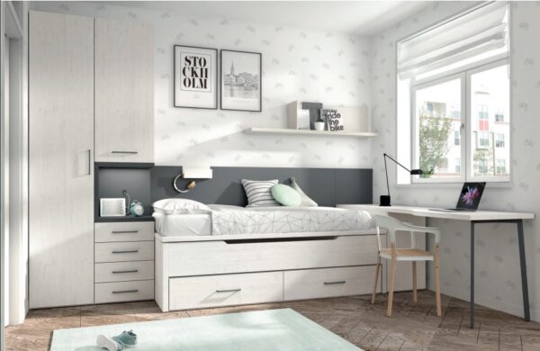 CAMA DOBLE MOOD 16 ROS JUVENIL