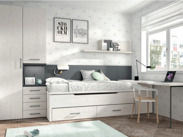CAMA DOBLE MOOD 16 ROS JUVENIL