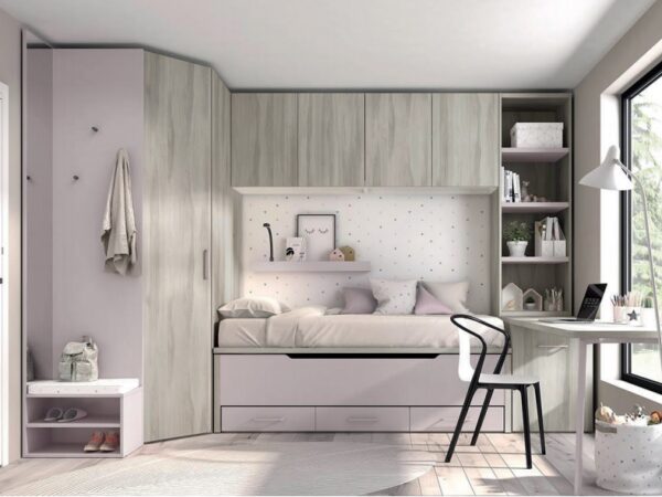 CAMA DOBLE MOOD 18 ROS JUVENIL