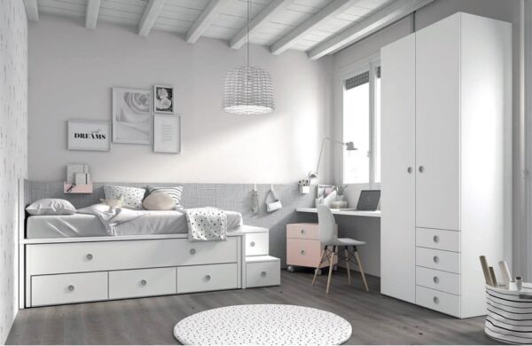 CAMA DOBLE MOOD 20 ROS JUVENIL