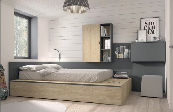 CAMA DOBLE MOOD 25 ROS JUVENIL