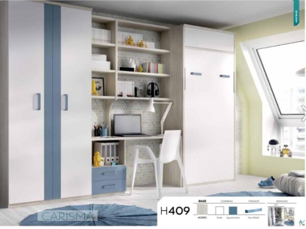 HABITACIÓN CAMA ABATIBLE RMB409