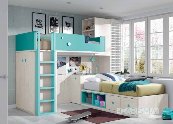CAMA ALTA L ROS 100