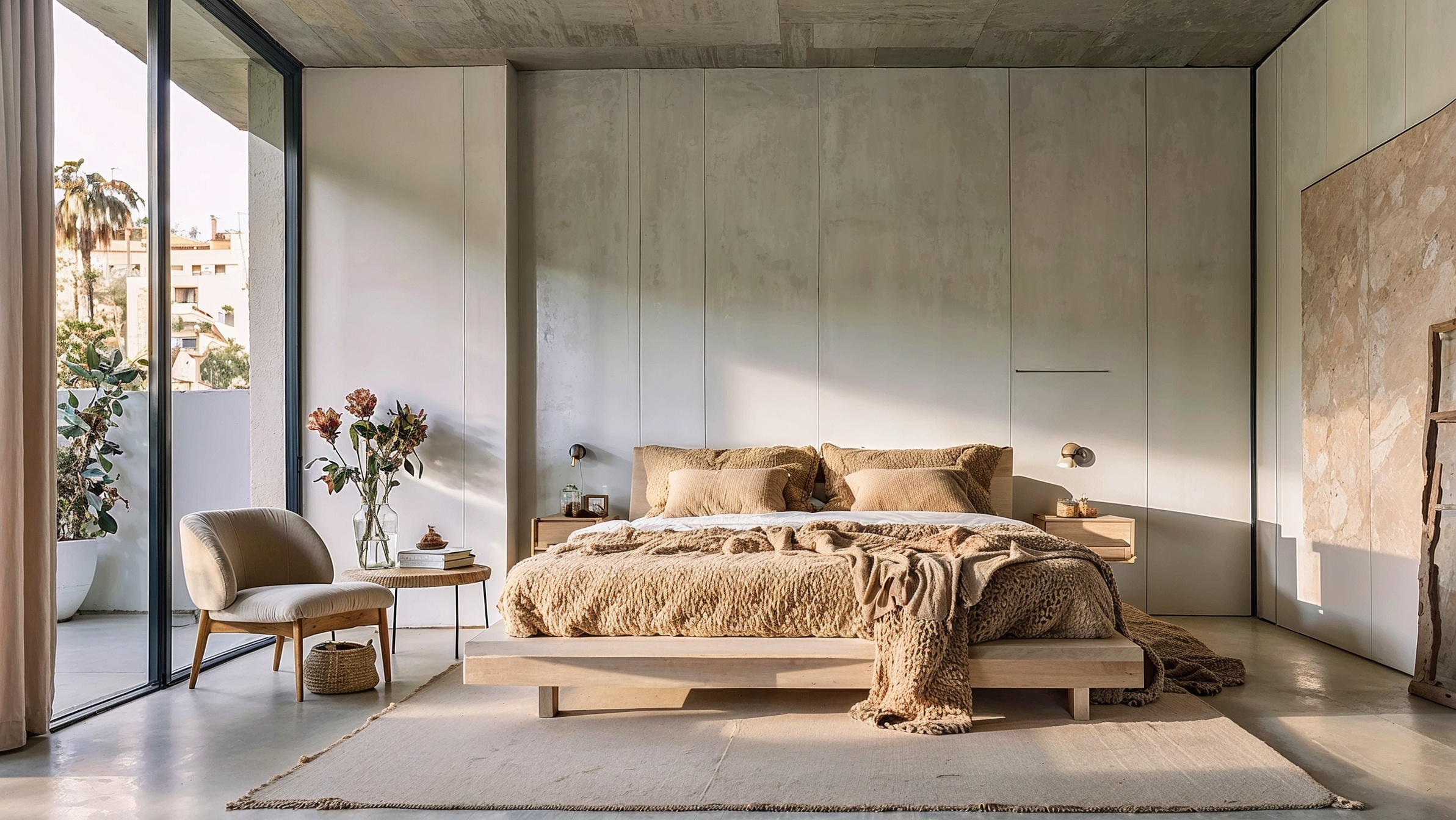 tipo de pared, estilo de muebles