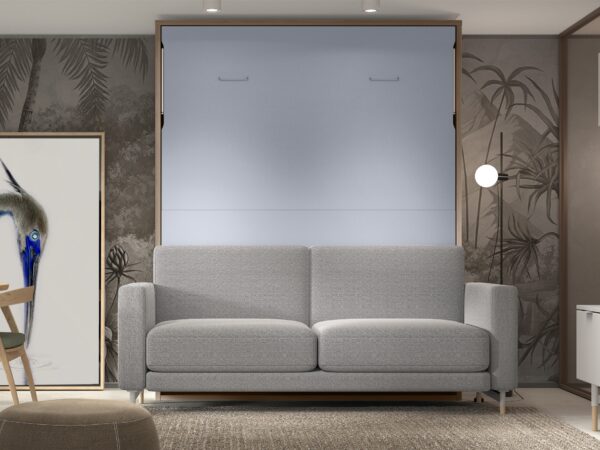 CAMA ABATIBLE VERTICAL MATRIMONIO CON SOFA
