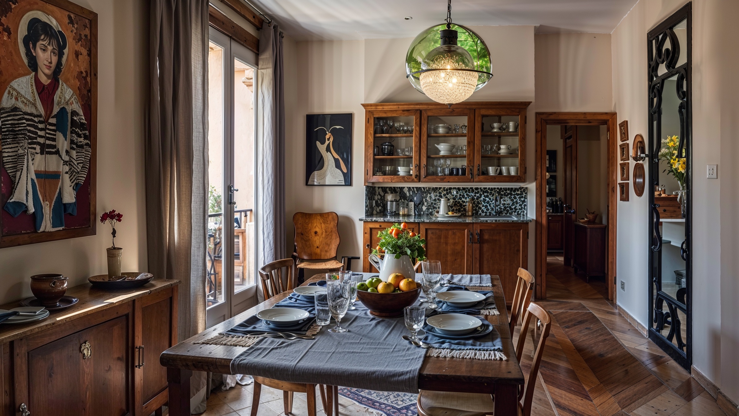 decoración ecléctica